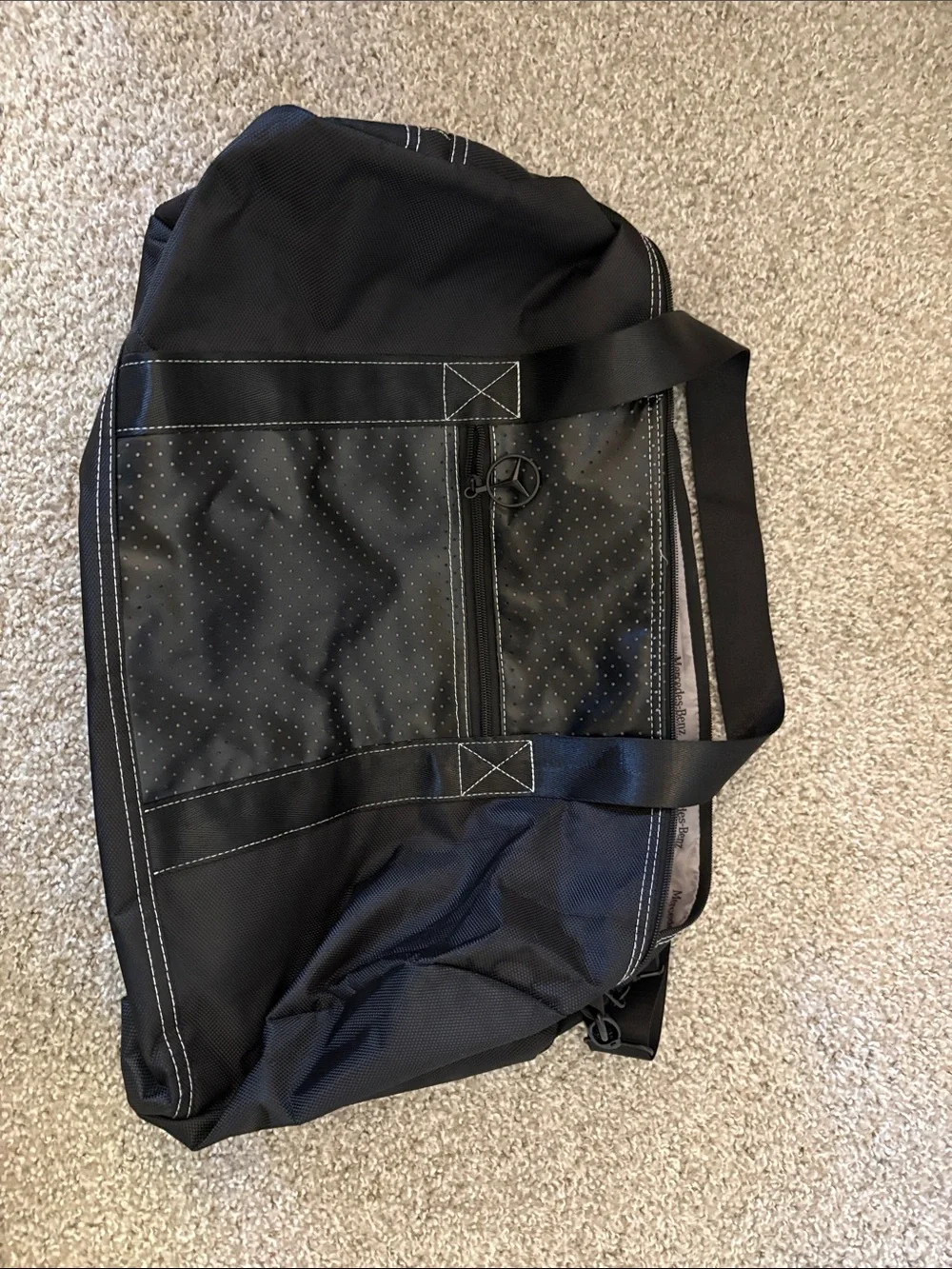 Mercedes-Benz Classic Black Men’s Travel Duffel Bag